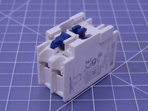 Lot of 3 Schneider LADN02 Contact Blocks T108604 For Sale