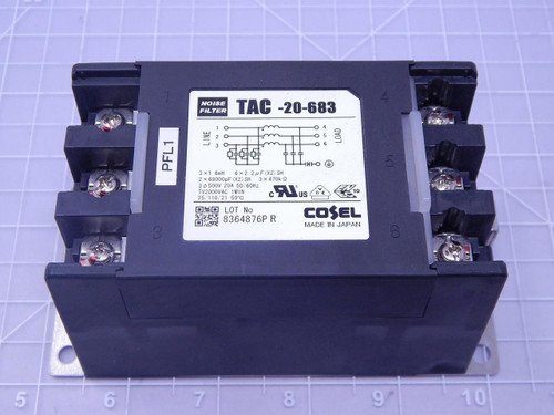 Cosel TAC-20-683 Power Line Noise EMI Filter T112898 For Sale