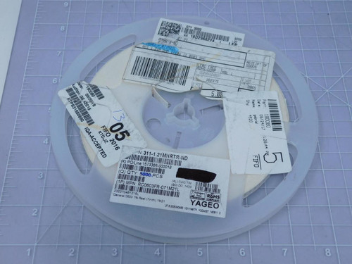 Lot of 4500 Yageo RC0603FR-071M21L Thick Film Resistors T119957 For Sale