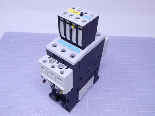 Siemens 3RT1036-1BB40 Power Contactor, AC-3 50A, 22kW/400V 24V DC 3-Pole T121300 For Sale