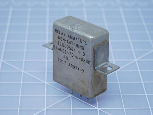 Lot of 6 Babcock 11069584-D Electromagnetic Relays BR19X-300E6-26V T121338 For Sale