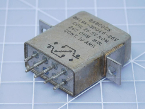 Lot of 5 Babcock BR19X-300E6 Electromagnetic Relays 26V T121341 For Sale Lot of 5 Babcock BR19X-300E6 Electromagnetic Relays 26V T121341 For Sale