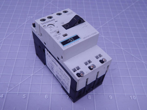 Siemens 3RV1011-1CA20 Manual Motor Starter Protector 1.8-2.5 A T121551 For Sale