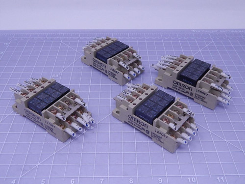 Lot of 4 Omron G6B-4BND Genreal Purpose Relay Power Relay T121562 For Sale