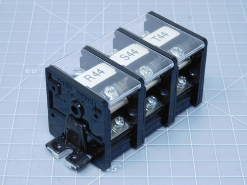 Lot of 2 Mibu Denki FW-25E Terminal Blocks 600 V 5.5 ° T126739 For Sale