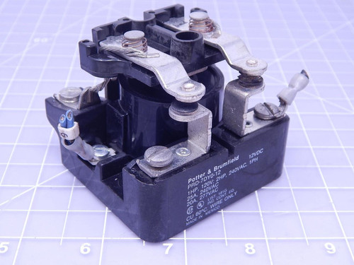 Potter & Brumfield PRD-7DY0-12 Power Relay 12 VDC T125669 For Sale