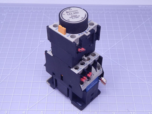 Telemecanique LA3 DR2 Contactor w/ Time Delay Block T127320 For Sale