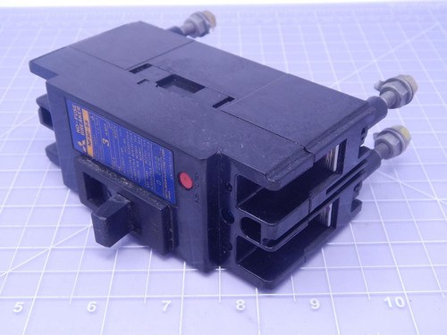 Mitsubishi NF30-SS    No-Fuse Breaker 3 A 2 P 600 VAC For Sale