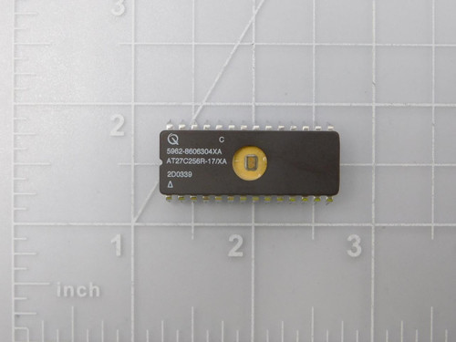 QP Semiconductor 5962-8606304XA AT27C256R-17/XA   EPROM UV 256K-bit 32K x 8 170ns 28-Pin For Sale