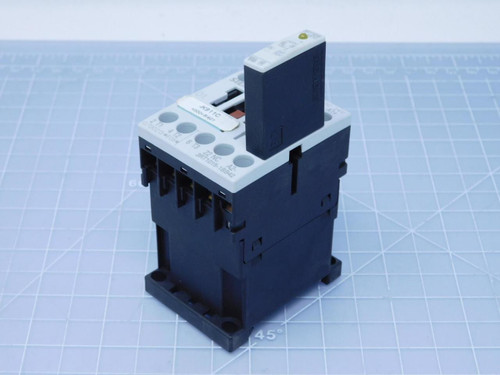 Siemens 3RT1015-1BB42    Contactor w/ 3RT1916-1LM00 Suppressor Diode For Sale