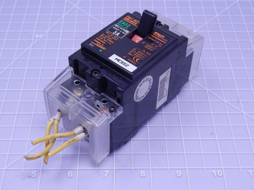 Fuji Electric BB2AEA-003    Auto Breaker 3 A 200 VAC 2.5 KA For Sale