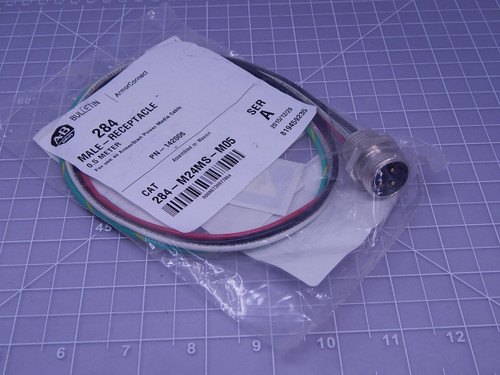Allen-Bradley 284-M24MS-M05 1425006   Male Receptacle
0.5 meter For Sale
