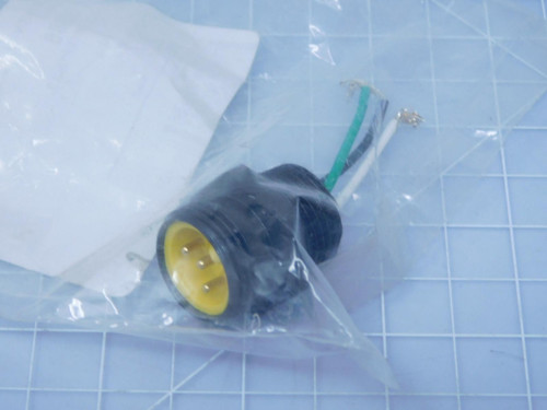 Woodhead 272380-004 1300130666   MC Receptacle 3 P Male 18 TEF Leads 1.5 In For Sale