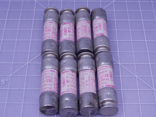 Lot of 8 Gould Shawmut TR2-1/4R    Current Limiting Time Delay Fuse For Sale