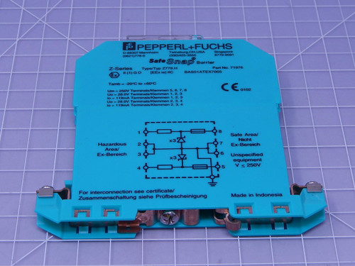 Pepperl+Fuchs BAS01ATEX7005 71976   Safe Barrier Relay For Sale