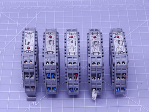 Lot of 5 Entrelec  10 121.12    Relay Modules For Sale