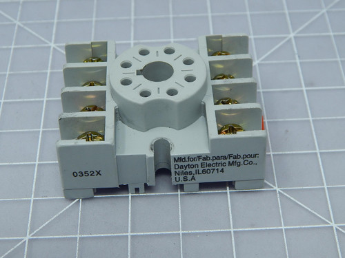 Dayton 5X852M  Relay Socket For Sale