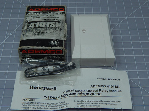 Honeywell Ademco 4101SN  V-Plex Single Output Relay Module For Sale