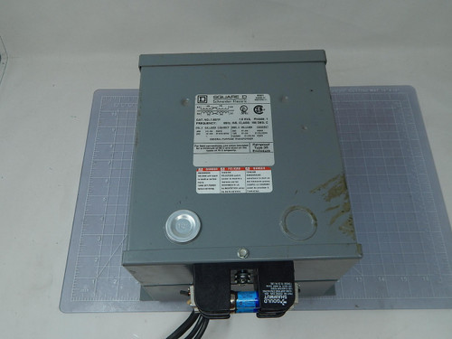 Square D 1.5S1F  General Purpose Transformer/Rainproof type 3R Enclosure 1.5 KVA For Sale