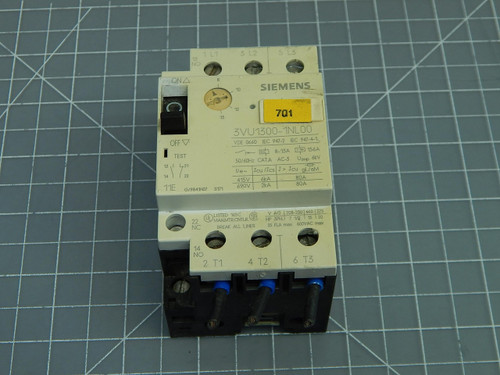 Siemens 3VU1300-1NL00  Manual Motor Starter For Sale