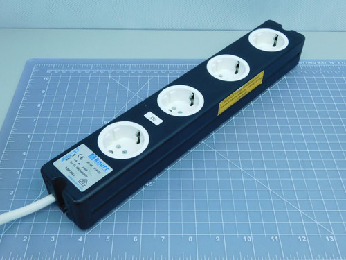 Knerr 3.009.004.2 010422 Outlet Power Strip European Plug For Sale Knerr 3.009.004.2 010422 Outlet Power Strip European Plug For Sale