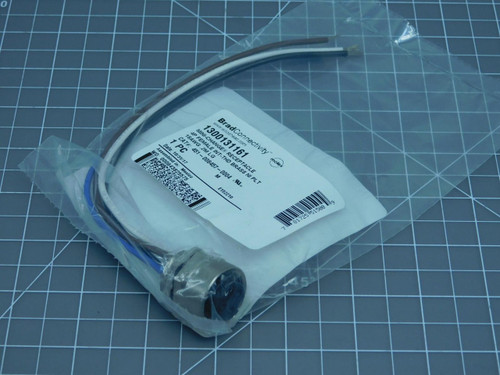 Lot of 120 Brad Connectivity 1300131161 451-008457-0004 Mini-Change Receptacle 4P Female Int-Thd Brass Ni Plt 18Awg .2M Lg For Sale