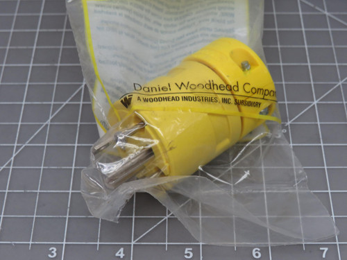 Woodhead 1434  Nema 7-15 15A 277V Plug - Super Safeway For Sale
