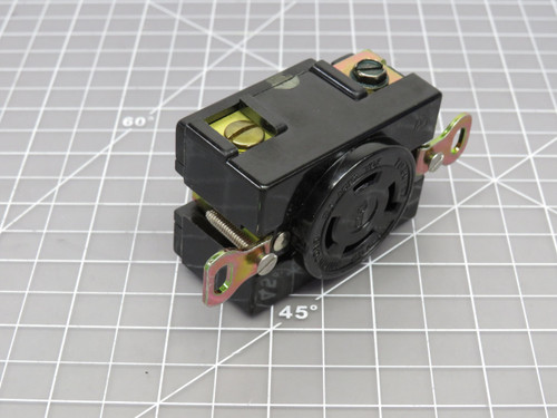 Woodhead 1301490074 4776 Single Turnex Receptacle Nema L16-20 20A 3PY 480V Black For Sale Woodhead 1301490074 4776 Single Turnex Receptacle Nema L16-20 20A 3PY 480V Black For Sale