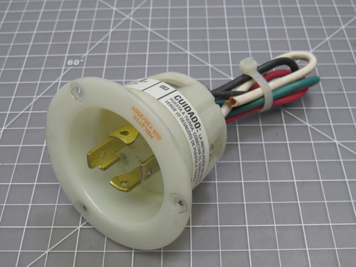 Hubbell HBL2715  Flanged Inlet Plug For Sale