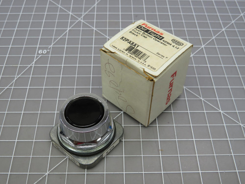 FURNAS 52PA8A1  Black Flush Cap Push Button Operator For Sale