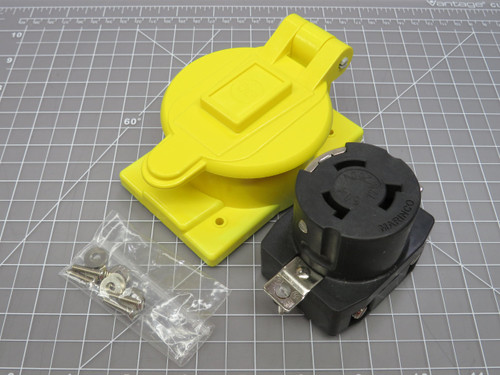 Woodhead 1301550093 60W64 FS/FD Cover 3P4W NON NEMA 50A 50A125250 For Sale Woodhead 1301550093 60W64 FS/FD Cover 3P4W NON NEMA 50A 50A125250 For Sale