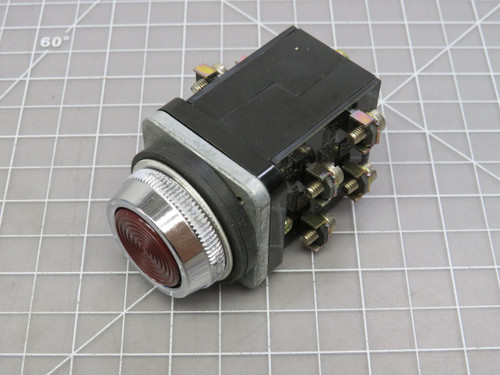 Siemens 3SA01 3SA0101-2B Red Push Button For Sale