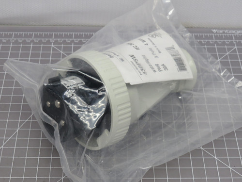 Woodhead 430P5W   Pin & Sleeve Plug Industrial Grade IP67 Watertight For Sale