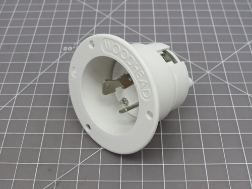 Woodhead 1301490028 2648MB Flanged Receptacle Inlet NEMA L6-20 For Sale Woodhead 1301490028 2648MB Flanged Receptacle Inlet NEMA L6-20 For Sale