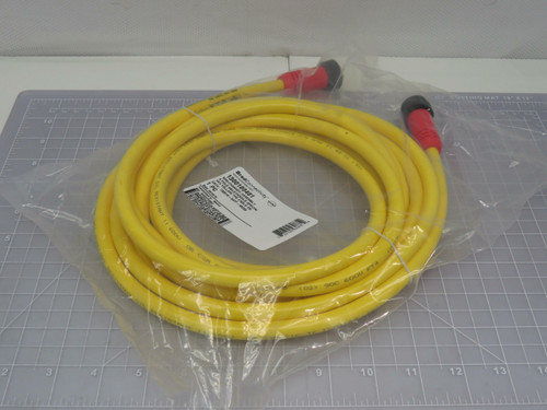 Brad Connectivity 1300180481 130018-0477-M050 Mini-Change Assembly 6 Pole Male/Female Special 16/5 Yellow TPE Cable 5M For Sale
