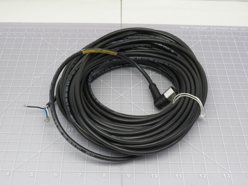 Lot of 5 IFM Electronic 1200651955 E18185 Black Actuator Cable For Sale