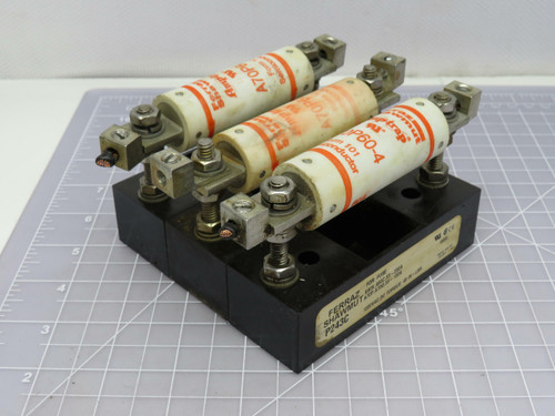 Lot of 3 Ferraz Shawmut P243C  Fuse Block 1000VAC For Sale