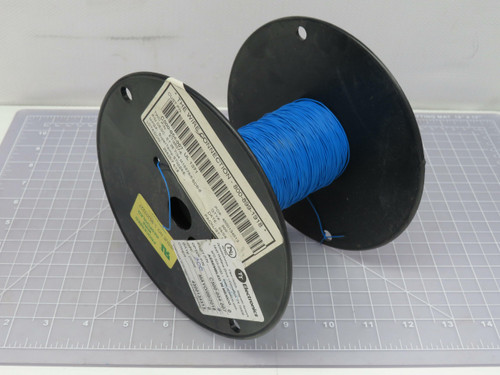 TT Electronics ET-2607-6 C500-054-007 UL 1371 Blue Wire Cable Size 26 7/34 200 FT For Sale