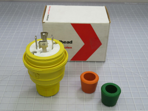Woodhead 26W83 1301470034 Watertite Extreme Plug with Locking Blade For Sale