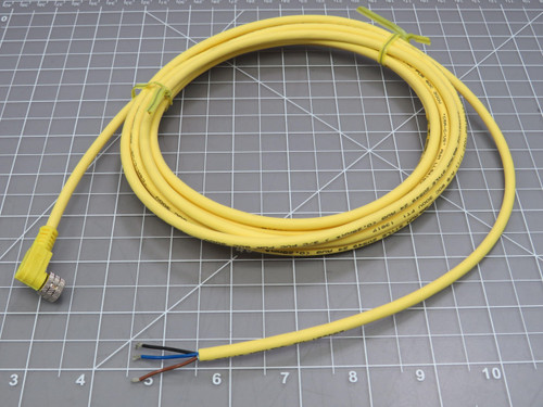 WOODHEAD 1200860024 403001B09M040 ACTUATOR CABLE NC 3P FP 4M 90D COUPLERR 24AWG T166117