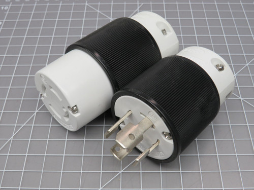 LOT OF 2 WOODHEAD 89IL TURNEX PLUG 30A 250V L6-30P T166124