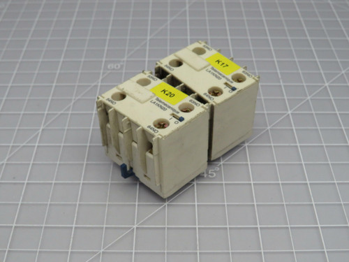Lot of 2 Telemecanique LA1KN20  Auxiliary Switches  For Sale