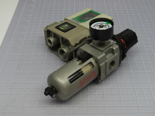 CKD P4000-10-T  Press Switch w pneumatic filter  For Sale