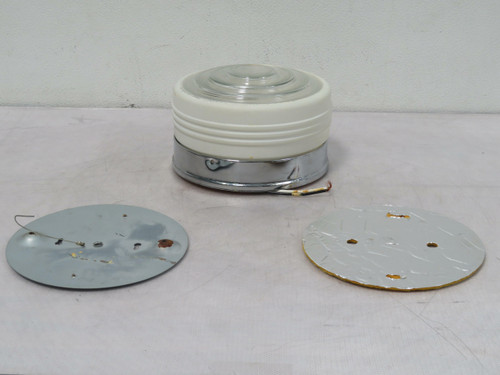 Progress P3508-15  Chrome Canopy White Glass Dia 8 3/8 in  For Sale