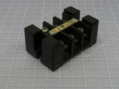 Lot of 6 Fuji Electric AYBS 043  Terminal Block 600V 14mm  For Sale