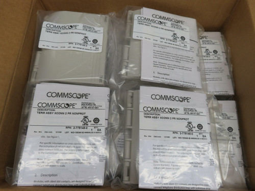 Lot of 10 Commscope 2-775148-0  Term Assembly XCONN 2 PR NONPROT  For Sale Lot of 10 Commscope 2-775148-0  Term Assembly XCONN 2 PR NONPROT  For Sale