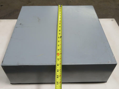 HOFFMAN A18186GSC TYPE 312 INDUSTRIAL CONTROL PANEL ENCLOSURE 18 IN X 17.5 IN X 6.5 IN T192350 HOFFMAN A18186GSC TYPE 312 INDUSTRIAL CONTROL PANEL ENCLOSURE 18 IN X 17.5 IN X 6.5 IN T192350