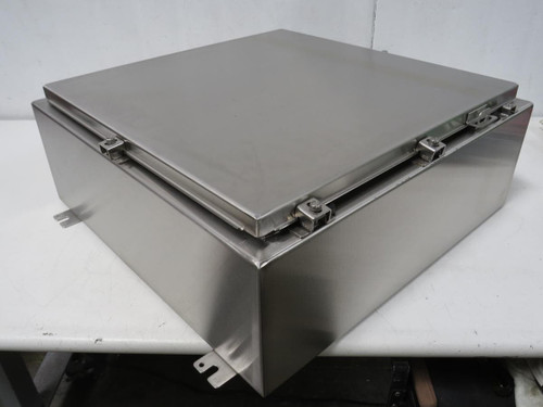 Hoffman A24H2408SS6LP  SS Industrial Control Panel Enclosure Type 3R 4 4X 12  For Sale