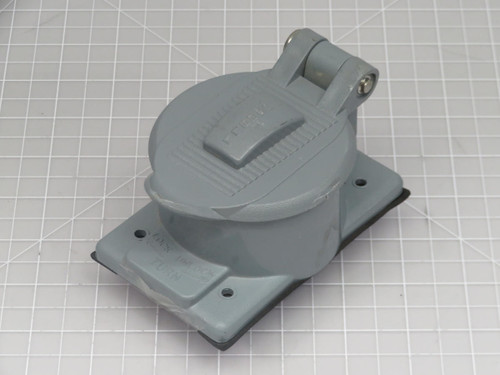 Locking Receptacle w Cover  For Sale