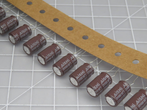 LOT OF 950 AISHI CD11GHS 8*12 MINIATURE ALUMINUM ELECTROLYTIC CAPACITORS 3.3UF 400V ROHS T196552